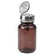 Menda 35741 Impact Resistant Amber Glass Bottle with Pure-Touch Pump, 4 oz