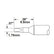 Metcal STTC-113 STTC 700 Series 90° Bend Chisel Cartridge Soldering Tip for MX Series Systems, 3.00mm