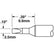 Metcal STTC-836 30° Chisel Cartridge Soldering Tip, 0.10" x 0.39"