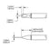 Metcal CVC-7VG0032A V-Groove Cartridge Chisel for CV-5200 Systems