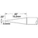 Metcal STTC-043 STTC 600 Series Sharp Conical Cartridge Solder Tip for MX Series Systems