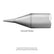 Metcal STTC-102 STTC 700 Series Sharp Conical Cartridge Solder Tip for MX Series Systems