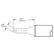 Metcal STTC-124 STTC Series 30° Beveled Solder Cartridge