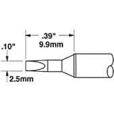 Metcal STTC-836 30° Chisel Cartridge Soldering Tip, 0.10" x 0.39"