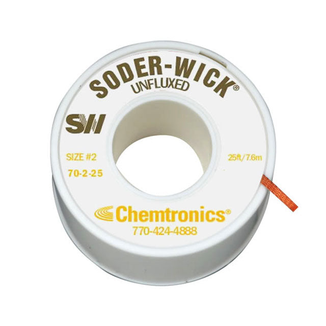 Chemtronics 70-2-25 Soder-Wick Unfluxed Desoldering Braid