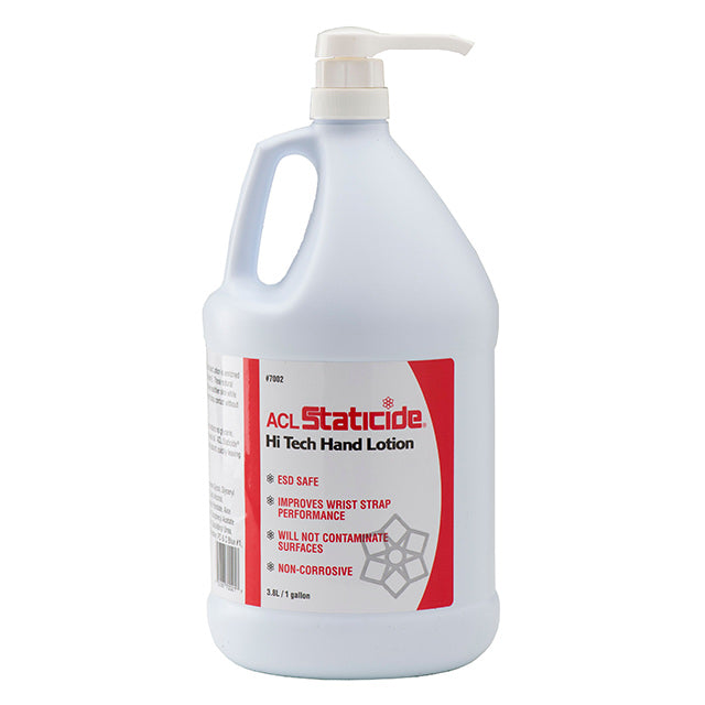 ACL Staticide 7002 Hi Tech Hand Lotion, 1 Gallon With Pump