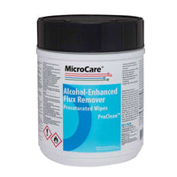 MicroCare PROW Alcohol Enhanced Flux Remover Pre-Saturated Wipes