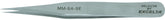 Excelta MM-SA-SE Stainless Steel Anti-magnetic Tweezers with Fine Straight Tips 1 Star 5"
