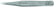 Excelta MM-SA-SE Stainless Steel Anti-magnetic Tweezers with Fine Straight Tips 1 Star 5"