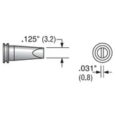 Plato MS-3400 MS Series Chisel Soldering Tip, 3.2mm