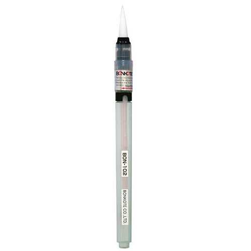 O.C. White BON-102T Bonkote Flux Dispensing Pen Thick Point Nylon Brush Tip