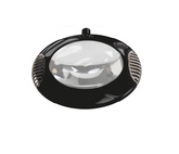 O.C White 62600-4-B ESD-Safe 4-Diopter LED Magnifier with 43" Reach & Weighted Base, Carbon Black