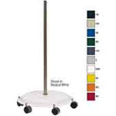 O.C. White 11469 Heavy Duty Roll Around Base Assembly for Magnifiers Shadow White