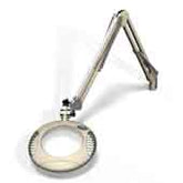 O.C. White 42400-4 ESD-Safe 4-Diopter Round LED Magnifier