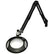 O.C White 42400-5-B ESD-Safe 5-Diopter LED Magnifier with 43" Reach & Clamp Base, Carbon Black