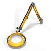 O.C. White 42400-5 Green-Lite 5 Diopter LED Magnifier with 43 Reach & Clamp Base
