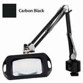 O.C White 72400-B ESD-Safe 3-Diopter Rectangular Vision-Lite Magnifier with 43" Arm, Table Edge Clamp