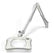O.C White 82300-4-MW ESD-Safe 4-Diopter LED Magnifier with 43" Reach & Screw Down Base, Medical White