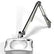 O.C White 82400-4-MW ESD-Safe 4-Diopter LED Magnifier with 43" Reach & Clamp Base, Medical White