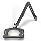 O.C. White 82600-4-CM Green-Lite 4 Diopter Rectangular Magnifier