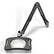 O.C. White 82600-4-CM Green-Lite 4 Diopter Rectangular Magnifier