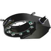 O.C White LV2000-B ESD-Safe Micro-Lite LED Ring Illuminator with 9 LED's, 120-240V (50-60Hz) Auto Switchable, Black
