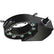 O.C White LV2000-B ESD-Safe Micro-Lite LED Ring Illuminator with 9 LED's, 120-240V (50-60Hz) Auto Switchable, Black