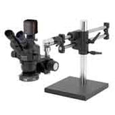 O.C. White TKPZT ProZoom 6.5 Trinocular Microscope with Dual Arm Base