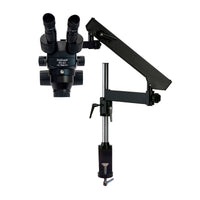 O.C. White TKPZ-FA Pro-Zoom 6.5 ESD-Safe Binocular Microscope with Dual Arm Base