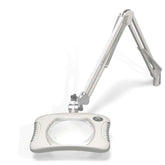 O.C White 82300-4-MW ESD-Safe 4-Diopter LED Magnifier with 43" Reach & Screw Down Base, Medical White