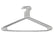 Bevco OHC12 Open Hook Chrome Hanger-Qty 12