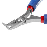 Tronex P551 Bent Nose Pliers With Smooth Jaw 60° Fine Tips