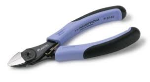 Lindstrom P6160 ESD-Safe Full Flush Plastic Cutters With Ergo Grip Handles