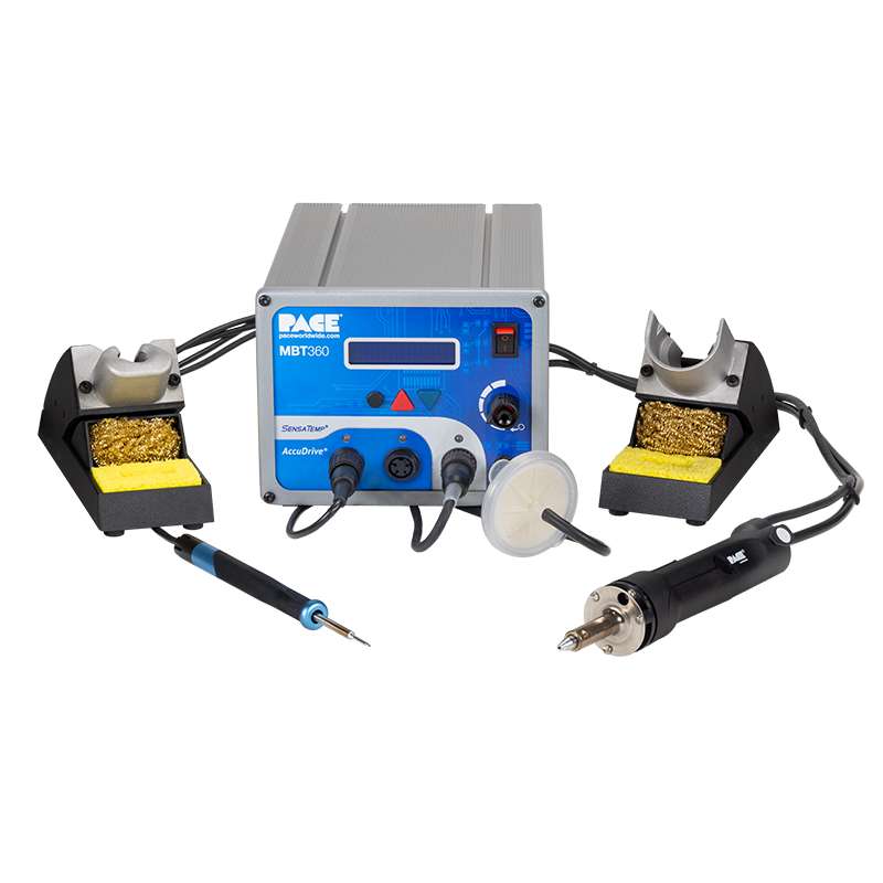 PACE 8007-0603 Multi-Channel Soldering Tip and Rework Station w/ 2 Handpieces; TD-200 and SX-100
