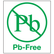 Identco PB-FREE-PRODUCT .50x.50 Glossy White Polyester Environmental Compliance Label, 2500/Roll