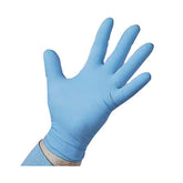 PIP 4BQF09M Disposable Nitrile Glove, 9 4 MIL Blue Powder-Free, 100/BOX