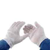 PIP 97-500 Cotton Inspection Gloves Men's White 12 PR/DZ