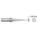 Plato EW-404 EW Series Long Conical Soldering Tip, Alternate for Weller ETO, .031"
