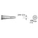 Plato MS-3250 Long Screwdriver Soldering Tip, Alternate for Weller LTL, .079"