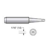 Plato HS-2751 HS Series Chisel Soldering Tip, Alternate for Hakko 900M-T-1.6D, .063"
