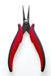 HAKKO PN-2007 Flat Long Nose Pliers With Serrated Jaws, 32MM Long Jaw