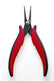 HAKKO PN-2007 Flat Long Nose Pliers With Serrated Jaws, 32MM Long Jaw