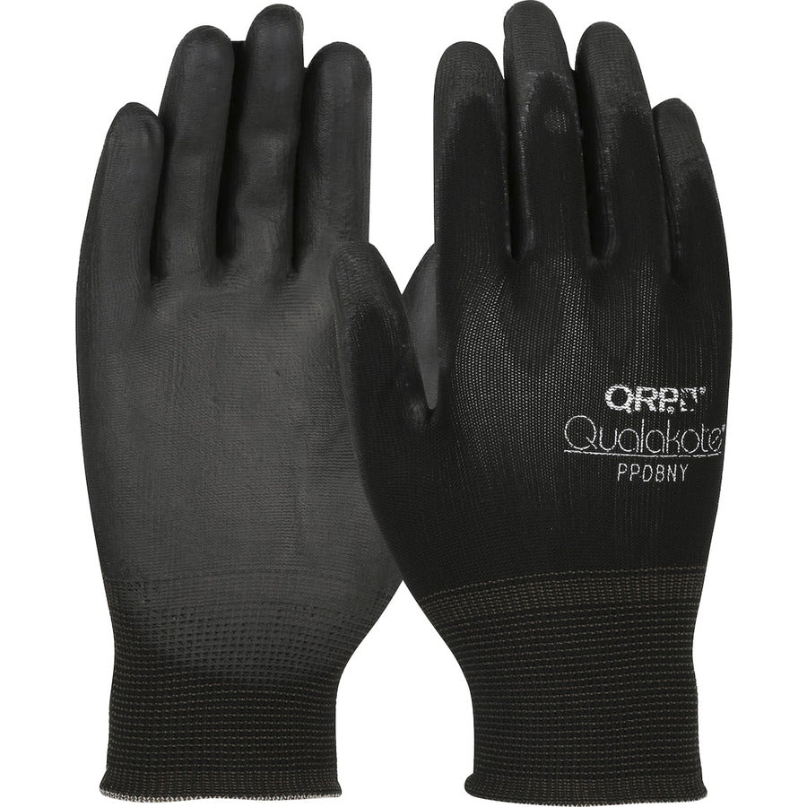 PIP PPDBNYXS Lightweight Assembly-Inspection Nylon Gloves, Black, 12 Per Pack