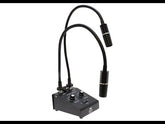 Aven 26200B-221 LED Dual Gooseneck Spotlight Illuminator video
