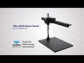 Aven 26800B-556 Ultra-Glide Arm Stand with Heavy Metal Base video