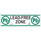 Protektive Pak 47103 Aisle Marking Tape Lead-Free Zone