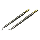 Metcal PTTC-801B Tweezer Bent Conical Cartridge Solder Tips, 30°, 0.4 mm