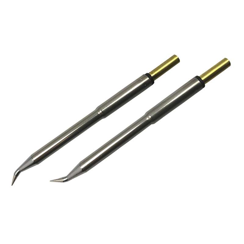Metcal PTTC-801B Tweezer Bent Conical Cartridge Solder Tips, 30°, 0.4 mm