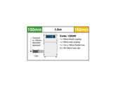 Purex 120280 Connection Kit, 150mm, 150mm x 1.5m