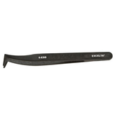 Excelta 6-ESD Plastic Angled Sharp Point Tip Tweezers